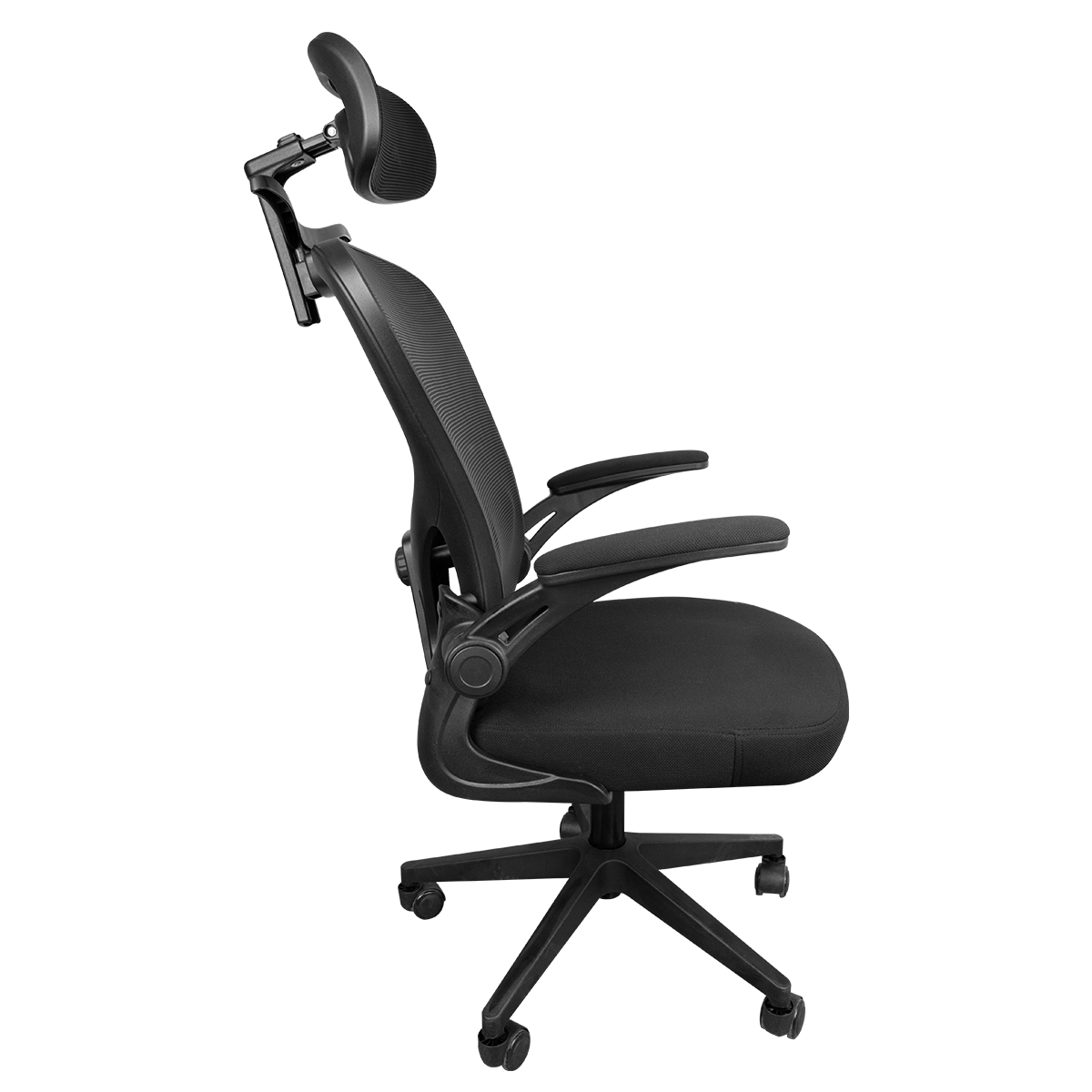 Cadeira de Escritório Python Fly - Design Minimalista, Malha Respirável e Braços Ajustáveis para Conforto Ergonômico
