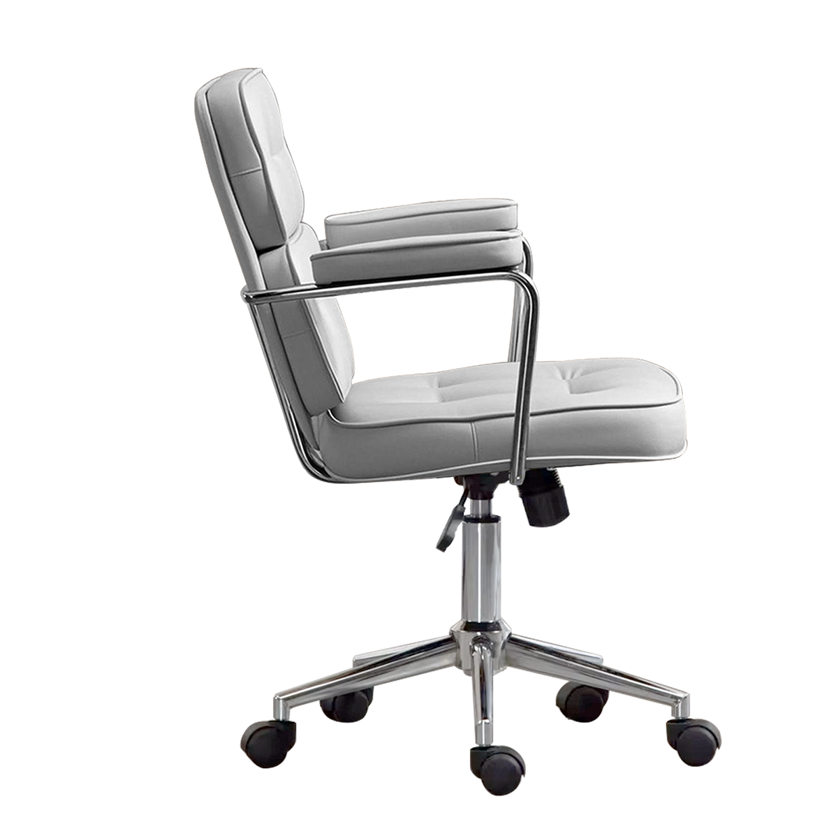 Cadeira estilo racing Python Fly cinza - Design esportivo e conforto premium