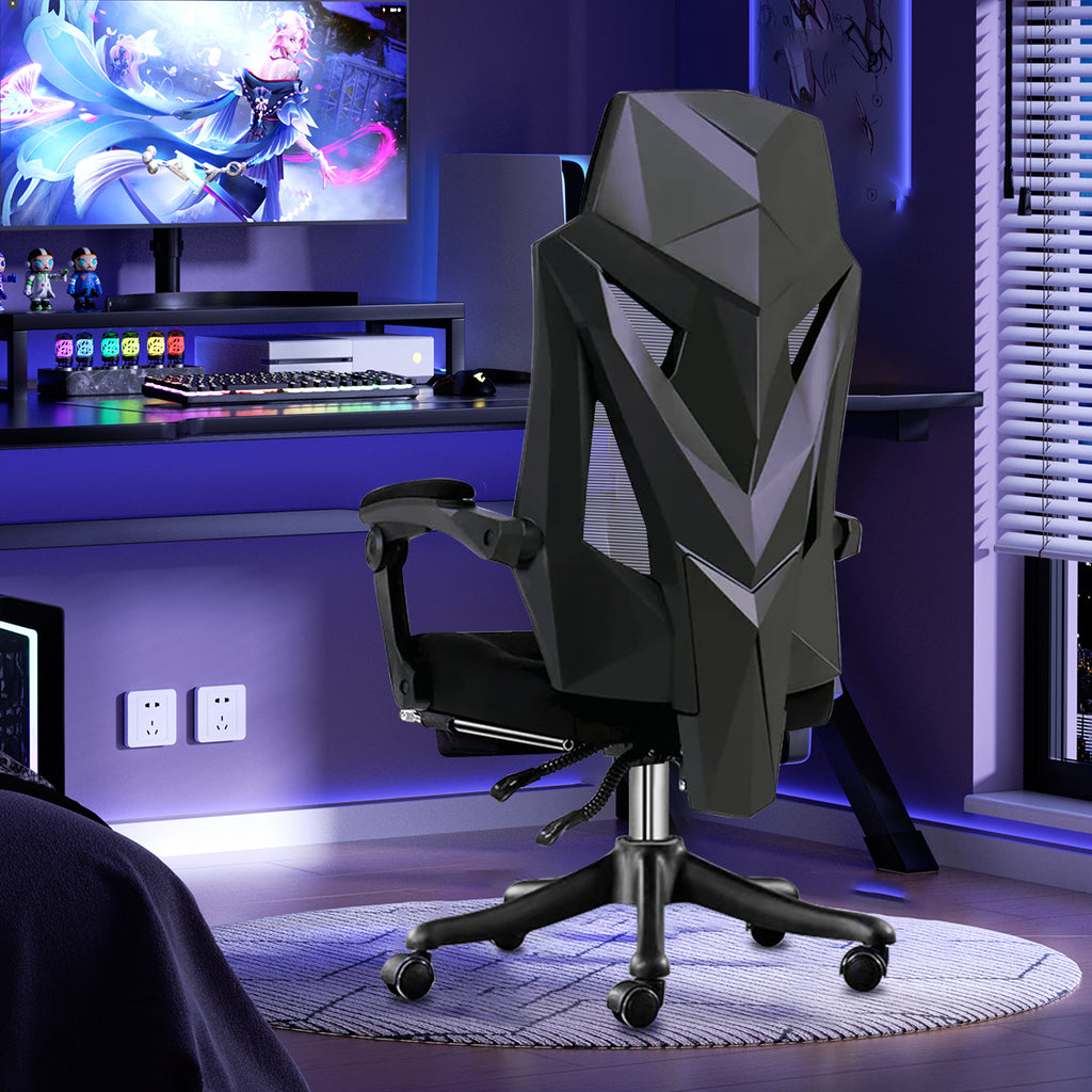 Cadeira de escritório Python Fly - Detalhe da malha respirável de duas camadas