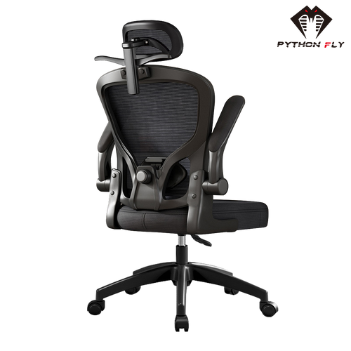 Cadeira Ergonômica Python Fly - Design com Malha Respirável, Apoio Cervical Ajustável e Estrutura Robusta