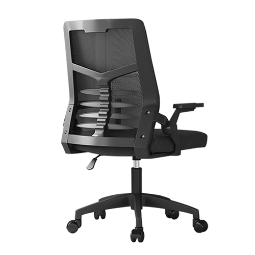 Cadeira de escritório Python Fly com design de malha preta