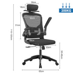 Cadeira Python Fly em Home Office Minimalista - Design Elegante e Versátil para Ambientes Claros