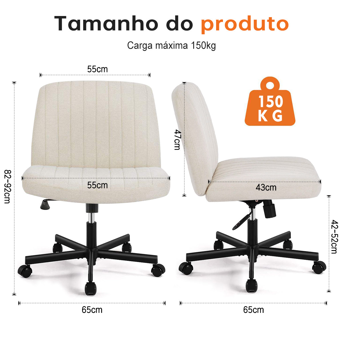 Cadeira ergonômica reclinada em ângulo confortável, ideal para intervalos e cochilos rápidos durante o dia em ambiente residencial