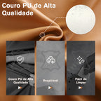 Cadeira presidencial em couro PU de alta qualidade, respirável, resistente e fácil de limpar