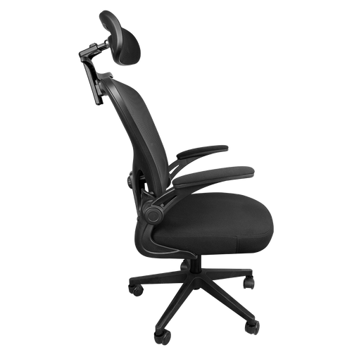 Cadeira de Escritório Python Fly - Design Minimalista, Malha Respirável e Braços Ajustáveis para Conforto Ergonômico