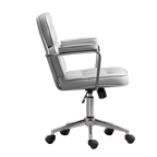 Cadeira estilo racing Python Fly cinza - Design esportivo e conforto premium
