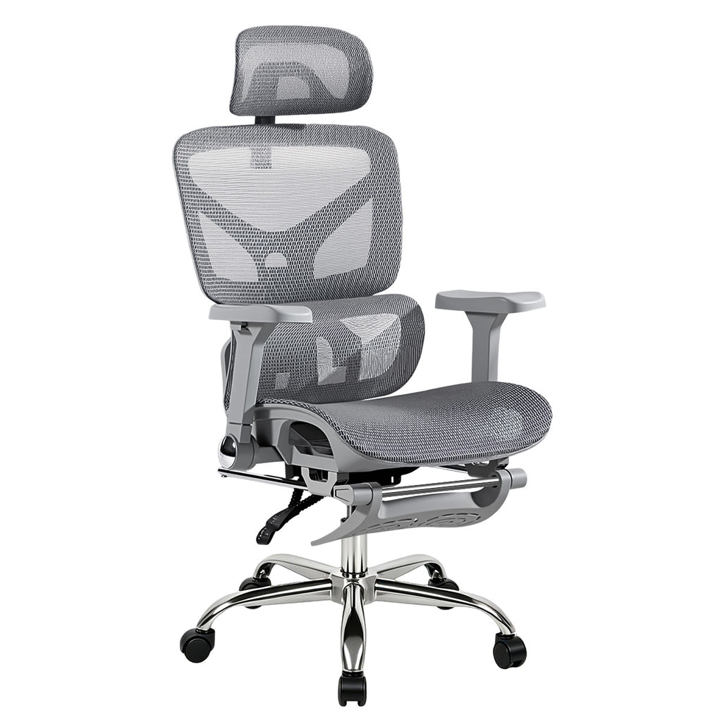 Poltrona ergonômica Pythonfly vista frontal para escritório-1