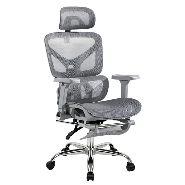 Poltrona ergonômica Pythonfly vista frontal para escritório-1